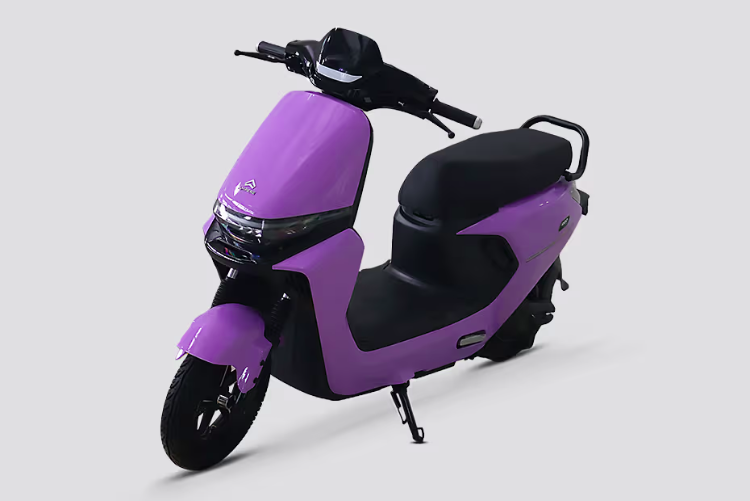 The bike, three-quarter view